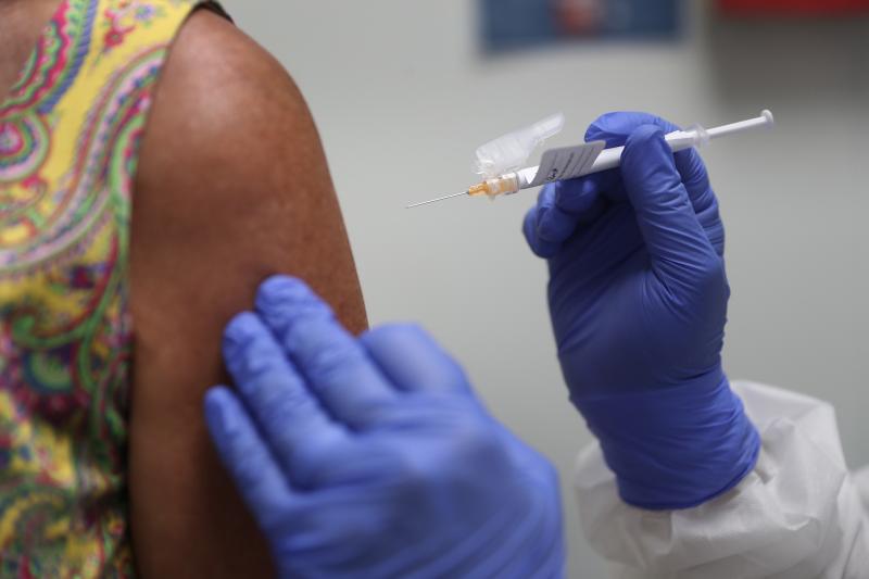 Lisa Taylor got a COVID-19 vaccination in August as part of a vaccine study at Research Centers of America in Hollywood, Fla. Lisa Taylor got a COVID-19 vaccination in August as part of a vaccine study at Research Centers of America in Hollywood, Fla.