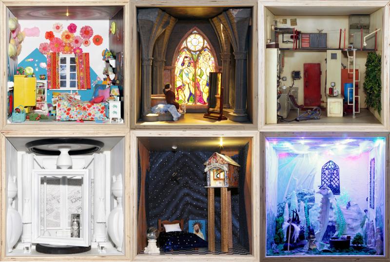 Top row: The Age of Magic by The Mouse Market, Gothic Bath by Samuel C. Miller III, Apartment 6D by Nix Gerber Studio. Bottom row: White House, White Room by J. Ford Huffman, Reverie of the Stars by Mars Tokyo Designs, My Castle and My Keep by Daisy Taint Top row: The Age of Magic by The Mouse Market, Gothic Bath by Samuel C. Miller III, Apartment 6D by Nix Gerber Studio. Bottom row: White House, White Room by J. Ford Huffman, Reverie of the Stars by Mars Tokyo Designs, My Castle and My Keep by Daisy Taint