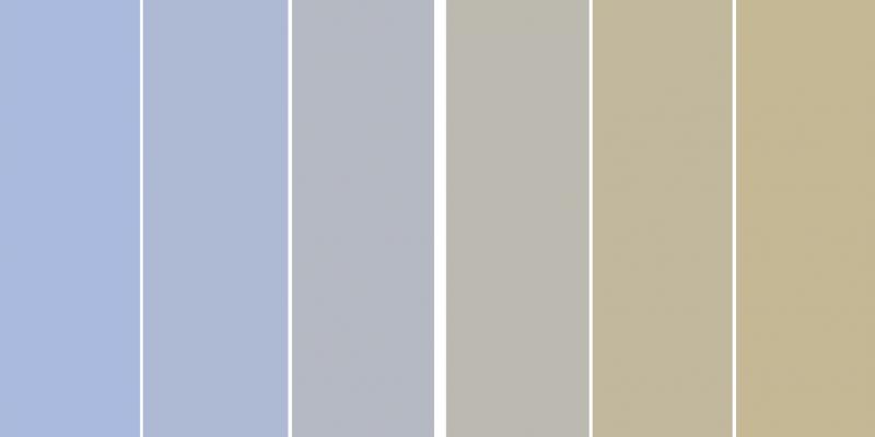 After watching a sad video clip, students in the study were less able to accurately identify the colors in a blue and yellow spectrum. After watching a sad video clip, students in the study were less able to accurately identify the colors in a blue and yellow spectrum.