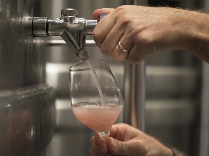 A winemaker pours rosé at the Chateau Sainte Roseline in the southern France region of Provence. European producers of premium specialty agricultural products like French wine, face a U.S. tariff hike with duties on a range of European goods, including A winemaker pours rosé at the Chateau Sainte Roseline in the southern France region of Provence. European producers of premium specialty agricultural products like French wine, face a U.S. tariff hike with duties on a range of European goods, including