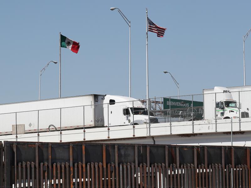 Trucks are seen heading into the United States from Mexico along the Bridge of the Americas in El Paso, Texas, on Tuesday. U.S. industries say President Trump's threatened tariffs on goods from Mexico raised uncertainty just as they were looking forward t Trucks are seen heading into the United States from Mexico along the Bridge of the Americas in El Paso, Texas, on Tuesday. U.S. industries say President Trump's threatened tariffs on goods from Mexico raised uncertainty just as they were looking forward t