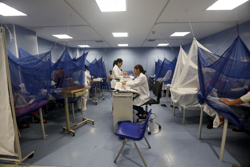 Patients are treated for dengue fever at a hospital in Nicaragua, one of the countries where the virus is surging this year. Patients are treated for dengue fever at a hospital in Nicaragua, one of the countries where the virus is surging this year.