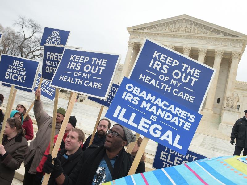Opposition to Obamacare has been strong from the beginning. Demonstrators made their dissatisfaction clear in front of the Supreme Court in 2015. Opposition to Obamacare has been strong from the beginning. Demonstrators made their dissatisfaction clear in front of the Supreme Court in 2015.