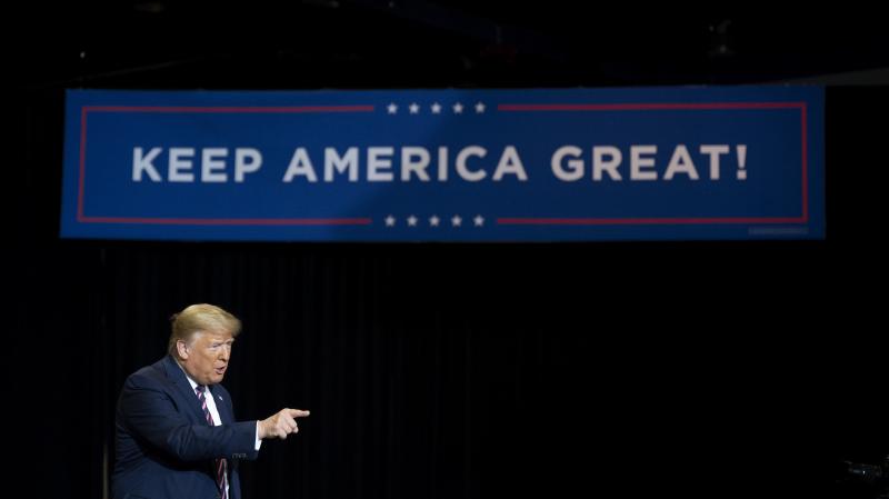 President Trump at a Keep America Great rally in Las Vegas earlier this year. President Trump at a Keep America Great rally in Las Vegas earlier this year.
