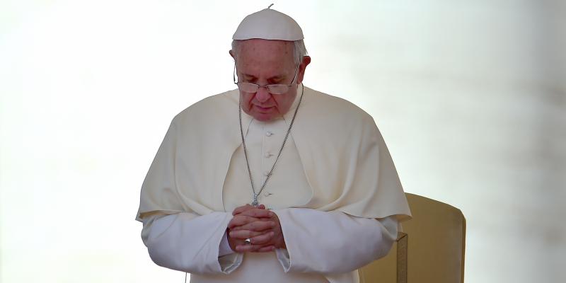 Pope Francis prays during his general audience in Saint Peter's Square at the Vatican on June 3. The pope has made statements supporting the idea that climate change is man-made, and his upcoming encyclical on the environment and poverty is highly anticip Pope Francis prays during his general audience in Saint Peter's Square at the Vatican on June 3. The pope has made statements supporting the idea that climate change is man-made, and his upcoming encyclical on the environment and poverty is highly anticip