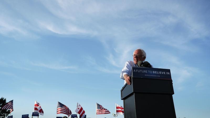 Democratic presidential candidate Bernie Sanders speaks during a rally in Washington, D.C., on June 9. Although he didn't win the nomination, Sanders' grass-roots fundraising has broken records. Democratic presidential candidate Bernie Sanders speaks during a rally in Washington, D.C., on June 9. Although he didn't win the nomination, Sanders' grass-roots fundraising has broken records.
