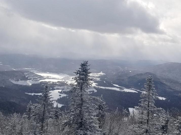 The view from the Mt. Adams fire tower shows the wildest reaches of the upper Hudson River valley. The view from the Mt. Adams fire tower shows the wildest reaches of the upper Hudson River valley.