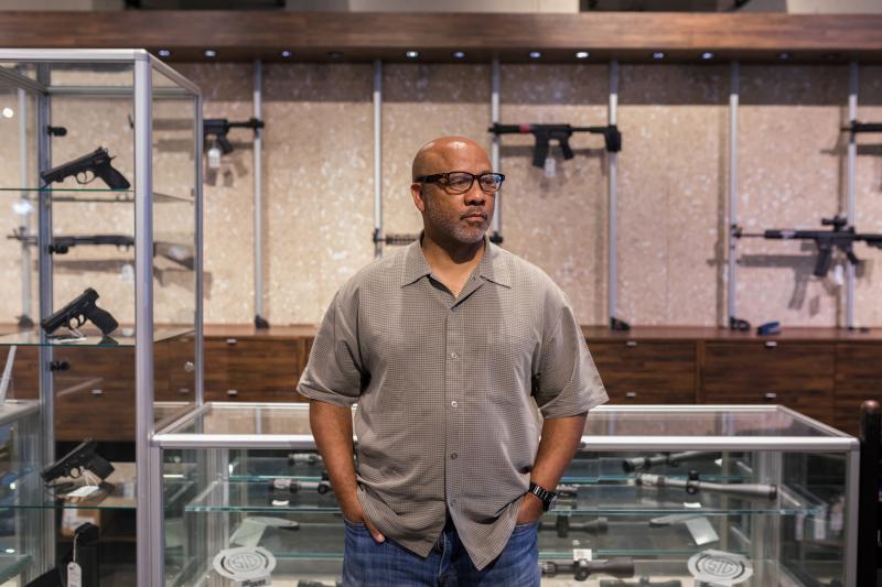Philip Smith is the president and founder of the National African American Gun Association. Since its creation in 2015, the group has seen rapid growth with roughly 30,000 members and 75 chapters nationwide. Philip Smith is the president and founder of the National African American Gun Association. Since its creation in 2015, the group has seen rapid growth with roughly 30,000 members and 75 chapters nationwide.
