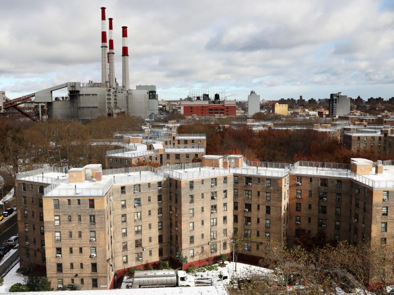 The Queensbridge Houses, the largest public housing complex in the country, near the spot where Amazon plans to put a new headquarters. The Queensbridge Houses, the largest public housing complex in the country, near the spot where Amazon plans to put a new headquarters.