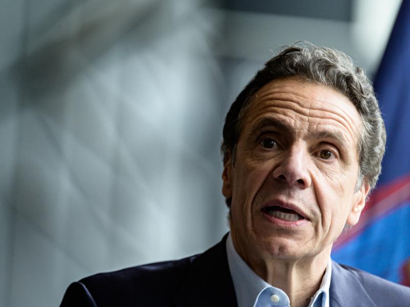 "While none of this is good news, the ... possible flattening of the curve is better than the increases that we have seen," New York Gov. Andrew Cuomo said Monday. He is seen last month following the arrival of the U.S. Naval hospital ship Comfort to New "While none of this is good news, the ... possible flattening of the curve is better than the increases that we have seen," New York Gov. Andrew Cuomo said Monday. He is seen last month following the arrival of the U.S. Naval hospital ship Comfort to New