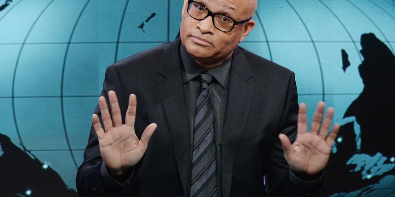 Larry Wilmore is the host of The Nightly Show, a satirical news show that airs on Comedy Central. Larry Wilmore is the host of The Nightly Show, a satirical news show that airs on Comedy Central.