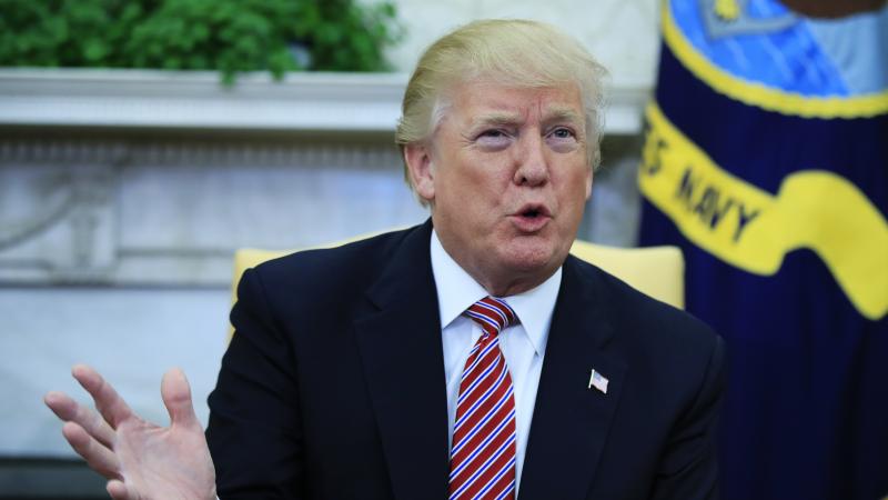 President Trump speaks in the Oval Office Wednesday during a working session regarding the opportunity zones provided by the new tax law. President Trump speaks in the Oval Office Wednesday during a working session regarding the opportunity zones provided by the new tax law.