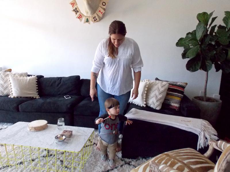 Lara Hogan developed preeclampsia when she was pregnant with her son Zion in 2016. Both are fine now, but she's taking extra precautions to stay healthy. Lara Hogan developed preeclampsia when she was pregnant with her son Zion in 2016. Both are fine now, but she's taking extra precautions to stay healthy.