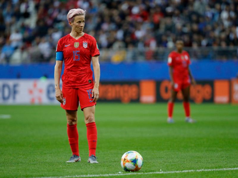 The U.S. will face its first major test in the Women's World Cup Thursday, as it plays Sweden in the final match of the group stage. U.S. forward Megan Rapinoe is seen here during the U.S. game against Thailand. The U.S. will face its first major test in the Women's World Cup Thursday, as it plays Sweden in the final match of the group stage. U.S. forward Megan Rapinoe is seen here during the U.S. game against Thailand.