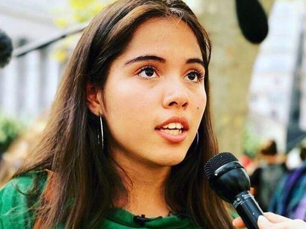 Xiye Bastida at the Global Strike in New York City on Sept. 20, 2019. Xiye Bastida at the Global Strike in New York City on Sept. 20, 2019.
