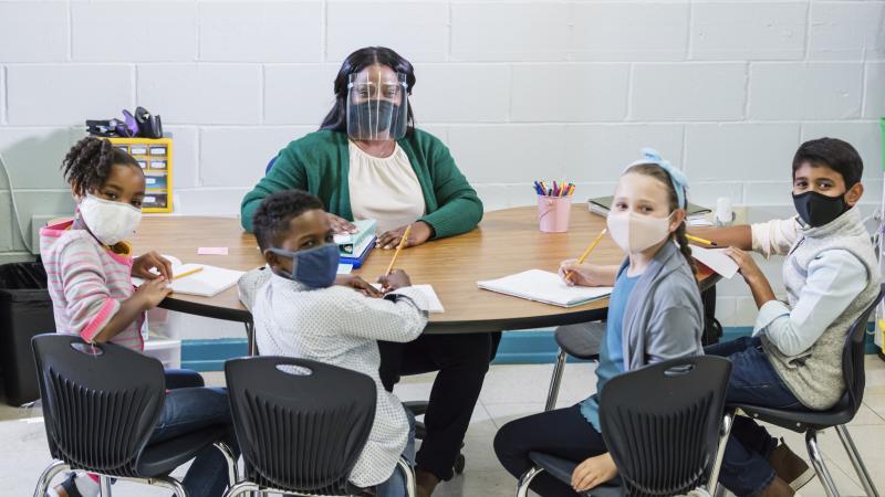 When children and teachers wear masks in class, studies show it limits the spread of the coronavirus. When children and teachers wear masks in class, studies show it limits the spread of the coronavirus.