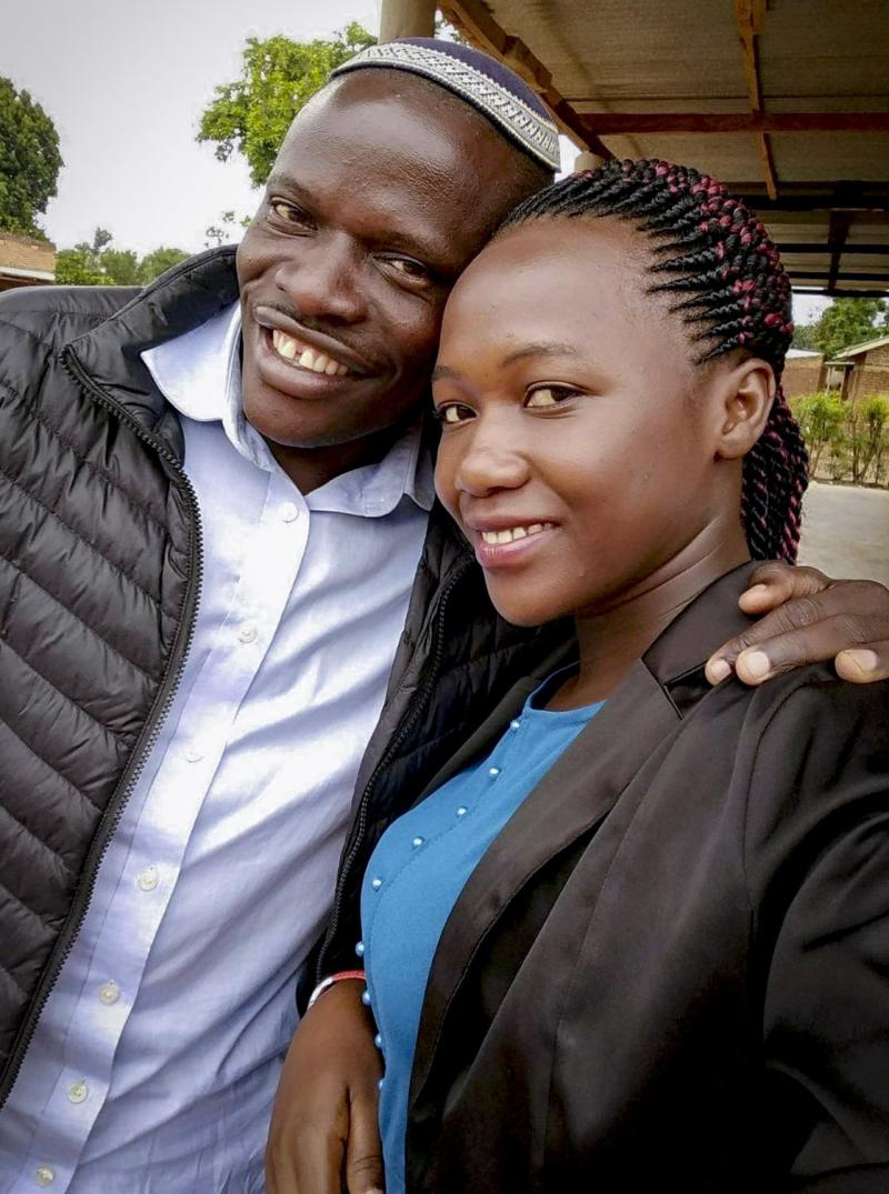 Shadrach Mugoya Levi and his wife, Naomi. Shadrach Mugoya Levi and his wife, Naomi.