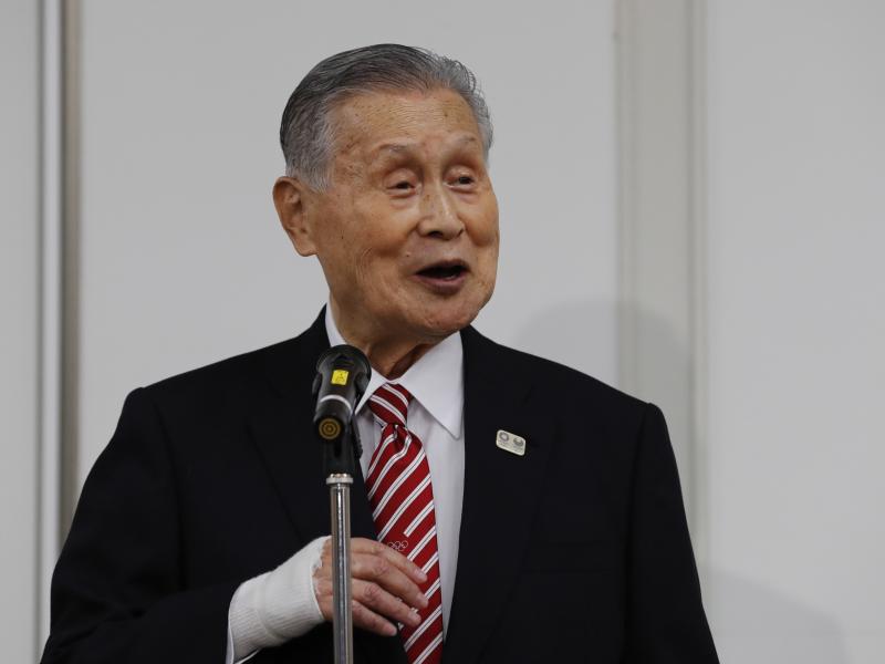 Japan's Olympic organizing committee president, Yoshiro Mori, speaks during a news conference in Tokyo on Feb. 4. Japan's Olympic organizing committee president, Yoshiro Mori, speaks during a news conference in Tokyo on Feb. 4.