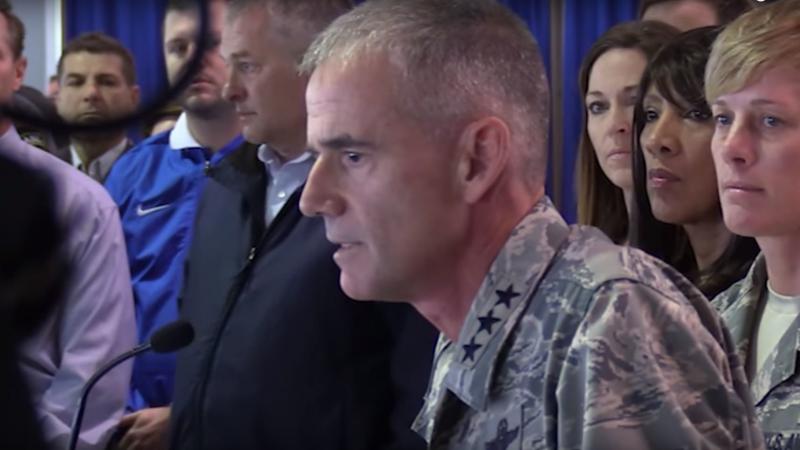 U.S. Air Force Academy Superintendent Lt. Gen. Jay Silveria gathered cadets, staff and others to urge them to have moral courage and protect their institution from racism. A video of the speech was released by the school. U.S. Air Force Academy Superintendent Lt. Gen. Jay Silveria gathered cadets, staff and others to urge them to have moral courage and protect their institution from racism. A video of the speech was released by the school.
