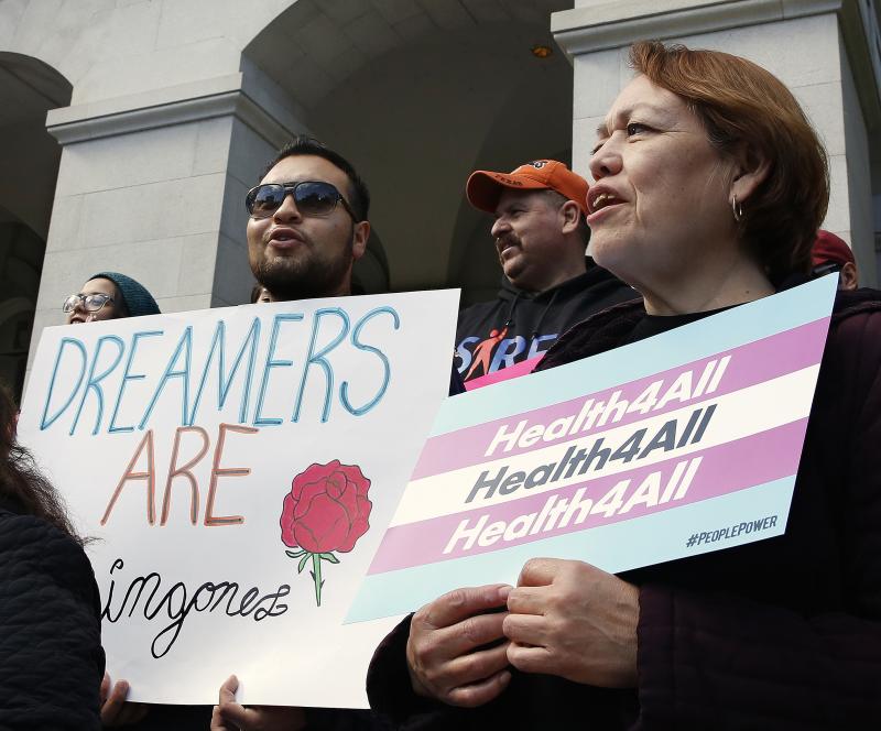 Demonstrators rallied in Sacramento in May for Medi-Cal expansion to undocumented Californians. When the state's budget was finalized, only young adults up to age 26 were authorized to be included in the expansion. Gov. Gavin Newsom says that's an importa Demonstrators rallied in Sacramento in May for Medi-Cal expansion to undocumented Californians. When the state's budget was finalized, only young adults up to age 26 were authorized to be included in the expansion. Gov. Gavin Newsom says that's an importa