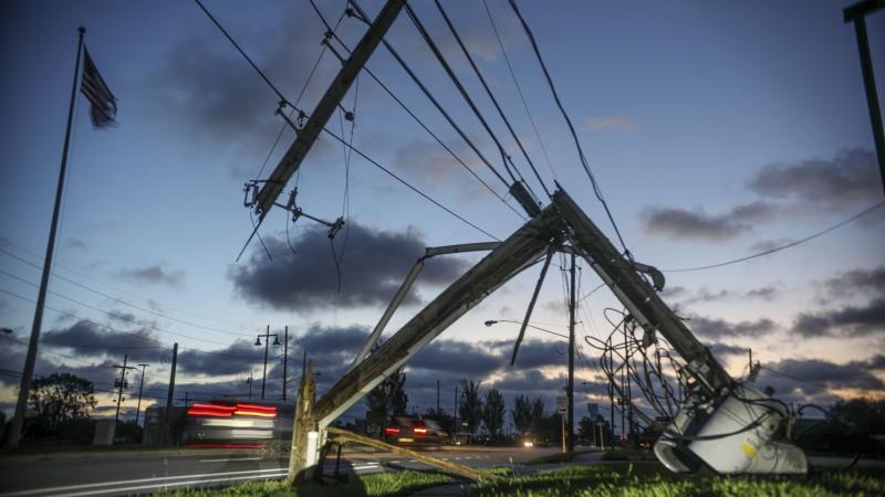 Downed power lines and other damage from Hurricane Zeta are seen in Chalmette, La., on Thursday. Seven hurricanes have hit the Gulf Coast in 2020, bringing extensive destruction to the area. Downed power lines and other damage from Hurricane Zeta are seen in Chalmette, La., on Thursday. Seven hurricanes have hit the Gulf Coast in 2020, bringing extensive destruction to the area.