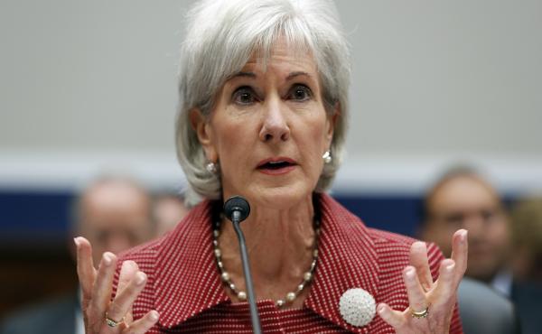 Department of Health and Human Services Secretary Kathleen Sebelius says "6 in 10 Americans who currently lack insurance will be able to find coverage that costs less than $100 a month" in health insurance exchanges set to open next week. Here, Sebelius i Department of Health and Human Services Secretary Kathleen Sebelius says "6 in 10 Americans who currently lack insurance will be able to find coverage that costs less than $100 a month" in health insurance exchanges set to open next week. Here, Sebelius i