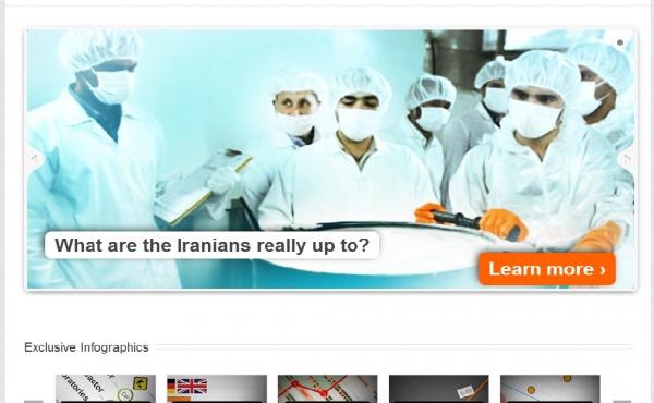 A screen grab from NuclearEnergy.ir. The English-language website makes Iran's case for its controversial nuclear program. A screen grab from NuclearEnergy.ir. The English-language website makes Iran's case for its controversial nuclear program.