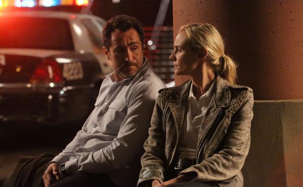 Mexican detective Marco Ruiz (Demian Bichir) teams up with his American counterpart, Sonya Cross (Diane Kruger), to solve a murder in FX's The Bridge. Mexican detective Marco Ruiz (Demian Bichir) teams up with his American counterpart, Sonya Cross (Diane Kruger), to solve a murder in FX's The Bridge.