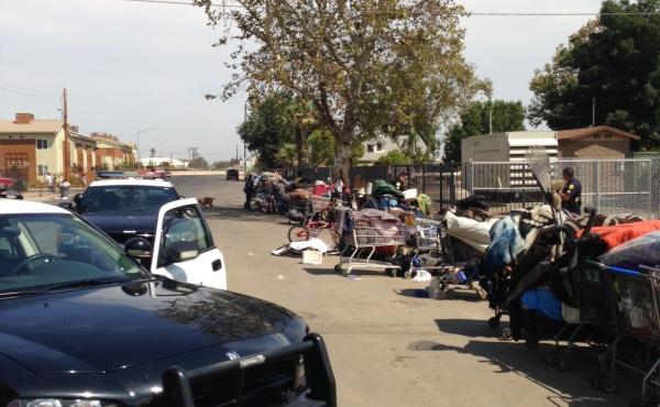 A former encampment. Fresno officials have dismantled three shantytowns. A former encampment. Fresno officials have dismantled three shantytowns.