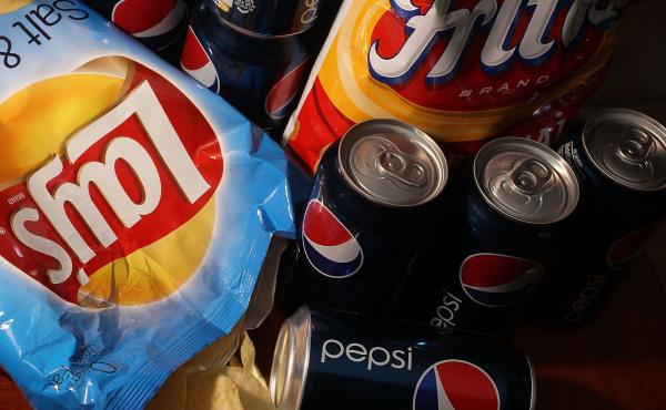 PepsiCo's product line ranges from salty chips and its sugary namesake drink to more healthful fare like hummus and yogurt. In 2010, the company announced plans to cut sugar, fat and sodium in its products to address health and nutrition concerns. PepsiCo's product line ranges from salty chips and its sugary namesake drink to more healthful fare like hummus and yogurt. In 2010, the company announced plans to cut sugar, fat and sodium in its products to address health and nutrition concerns.