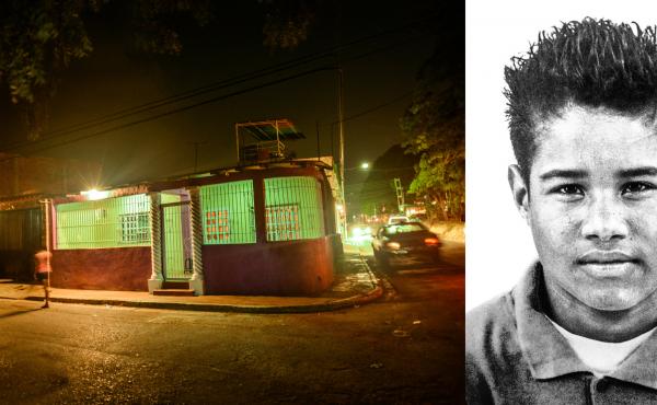 A family photo of Victor Tomas Barrios, who was killed by police when he was 17 years old, in this exact spot in Cagua, Venezuela. Victor is one of nine men in the Barrios family that was murdered by the police. A family photo of Victor Tomas Barrios, who was killed by police when he was 17 years old, in this exact spot in Cagua, Venezuela. Victor is one of nine men in the Barrios family that was murdered by the police.