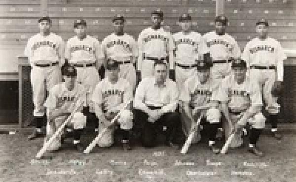 The only known photograph of the 1935 Bismarck town team. The only known photograph of the 1935 Bismarck town team.