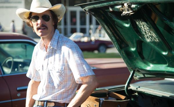In Dallas Buyers Club, Matthew McConaughey takes on the role of Ron Woodroof, a Texas man who, diagnosed with AIDS in the 1980s, begins to smuggle experimental drugs in from Mexico. In Dallas Buyers Club, Matthew McConaughey takes on the role of Ron Woodroof, a Texas man who, diagnosed with AIDS in the 1980s, begins to smuggle experimental drugs in from Mexico.