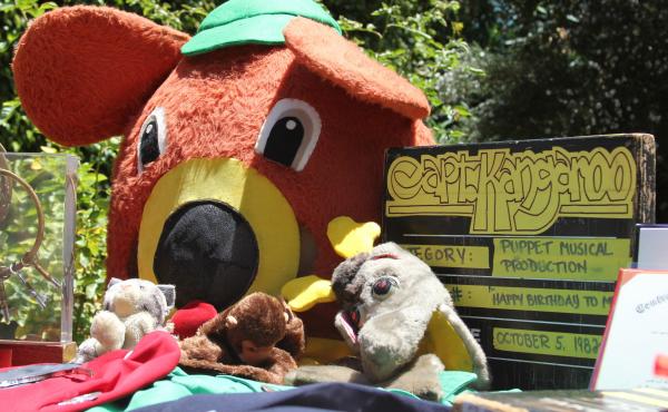 More than 500 items from the Captain Kangaroo show — including Dancing Bear's life-sized costume. More than 500 items from the Captain Kangaroo show — including Dancing Bear's life-sized costume.