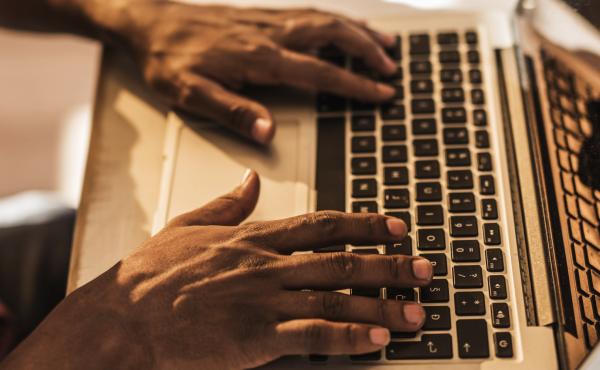 African-American patients with chronic kidney disease were half as likely to use an electronic health portal than were non-black patients. African-American patients with chronic kidney disease were half as likely to use an electronic health portal than were non-black patients.