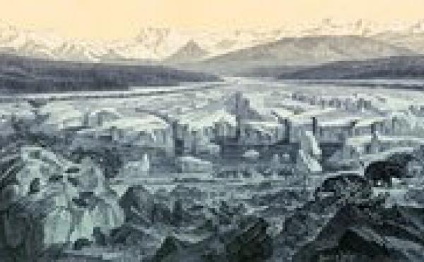 Scientists say they have put together a record of global temperatures dating back to the end of the last ice age, about 11,000 years ago. This historical artwork of the last ice age was made by Swiss geologist and naturalist Oswald Heer. Scientists say they have put together a record of global temperatures dating back to the end of the last ice age, about 11,000 years ago. This historical artwork of the last ice age was made by Swiss geologist and naturalist Oswald Heer.