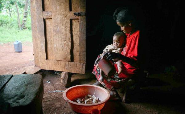 Almaz Acha sits with her baby Alentse at her home in the rural community of Sadoye, in southern Ethiopia. Families in rural communities, like this one, have benefited from Ethiopia's health extension program. Almaz Acha sits with her baby Alentse at her home in the rural community of Sadoye, in southern Ethiopia. Families in rural communities, like this one, have benefited from Ethiopia's health extension program.