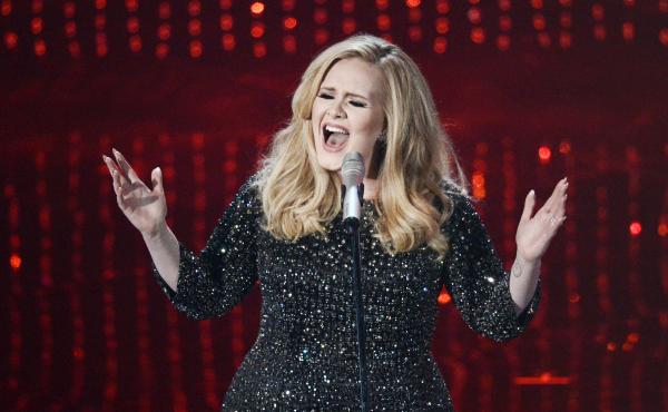 Adele performs the theme song to "Skyfall." Adele performs the theme song to "Skyfall."