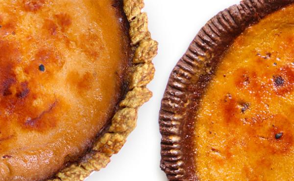 Three food magazines featured a pumpkin pie finished with a bruleed top for Thanksgiving this year, according to The Bitten Word. Three food magazines featured a pumpkin pie finished with a bruleed top for Thanksgiving this year, according to The Bitten Word.