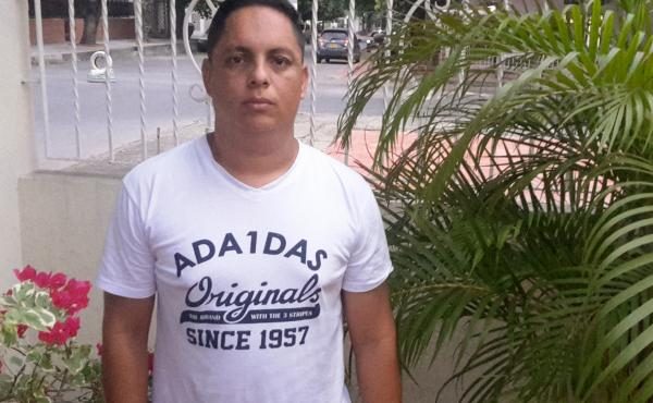 Harry Solano, 36, a sergeant in Venezuela's National Guard, recently fled to Colombia. Harry Solano, 36, a sergeant in Venezuela's National Guard, recently fled to Colombia.