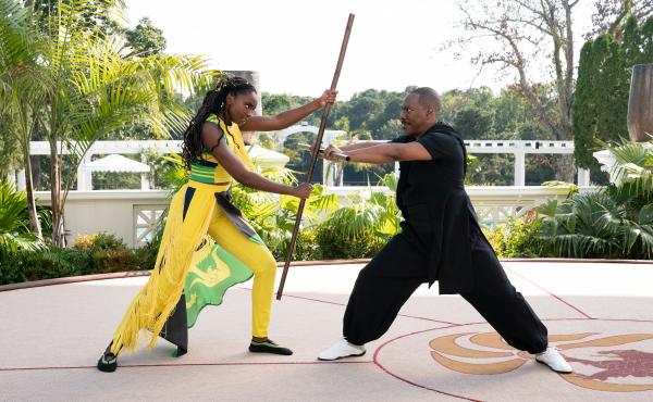 Women have power — but also lack power — in Coming 2 America, starring Eddie Murphy (right) as an African king with three daughters and a newly discovered out-of-wedlock son. Women have power — but also lack power — in Coming 2 America, starring Eddie Murphy (right) as an African king with three daughters and a newly discovered out-of-wedlock son.