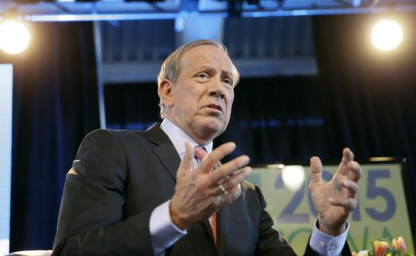 Former New York Gov. George Pataki speaks during the Iowa Agriculture Summit in March. Former New York Gov. George Pataki speaks during the Iowa Agriculture Summit in March.