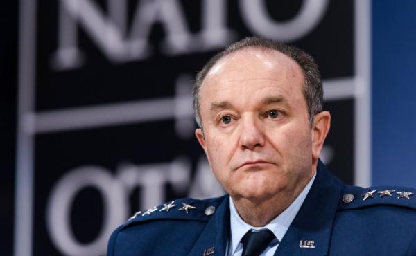 Supreme Allied Commander Gen. Philip Breedlove attends a media conference at NATO headquarters in Brussels on Jan. 22. Breedlove told NPR on Thursday that Supreme Allied Commander Gen. Philip Breedlove attends a media conference at NATO headquarters in Brussels on Jan. 22. Breedlove told NPR on Thursday that