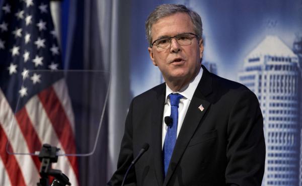 Former Florida Gov. Jeb Bush speaks at the Detroit Economic Club Wednesday. Former Florida Gov. Jeb Bush speaks at the Detroit Economic Club Wednesday.
