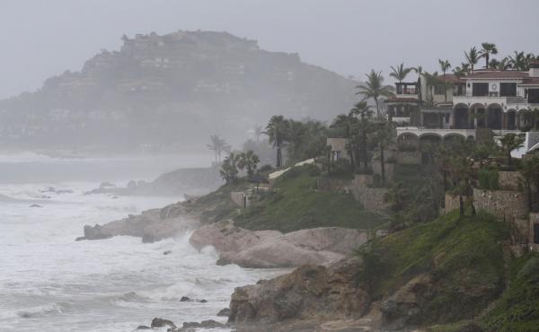 Waves hit the coast of Los Cabos, Mexico, on Sunday as Hurricane Odile nears landfall in the largely tourist area of the Baja California peninsula. Waves hit the coast of Los Cabos, Mexico, on Sunday as Hurricane Odile nears landfall in the largely tourist area of the Baja California peninsula.