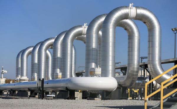 The Keystone XL pipeline was intended to connect to this pumping station in Steele City, Neb. Keystone's parent company is suing the U.S. government because President Obama blocked the project. The Keystone XL pipeline was intended to connect to this pumping station in Steele City, Neb. Keystone's parent company is suing the U.S. government because President Obama blocked the project.