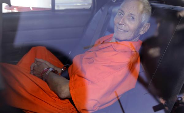 Robert Durst sits in a police vehicle following a court appearance in New Orleans on March 17, 2015. Robert Durst sits in a police vehicle following a court appearance in New Orleans on March 17, 2015.