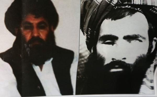Taliban leader Mullah Akhtar Mansour (L) and former leader Mullah Mohammad Omar, in Kabul, Afghanistan in a Aug. 1, 2015 file photo. Mansour is believed to have been killed in a U.S., airstrike. Taliban leader Mullah Akhtar Mansour (L) and former leader Mullah Mohammad Omar, in Kabul, Afghanistan in a Aug. 1, 2015 file photo. Mansour is believed to have been killed in a U.S., airstrike.