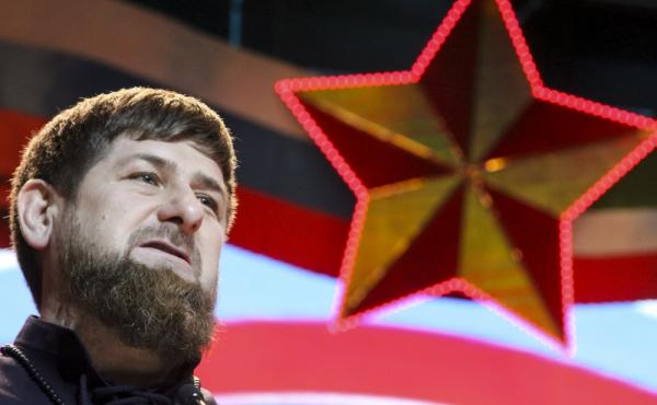 Chechen regional leader Ramzan Kadyrov speaks as he attends celebrations marking Defenders of the Fatherland Day in Chechnya's provincial capital of Grozny, Russia, in February. Chechen regional leader Ramzan Kadyrov speaks as he attends celebrations marking Defenders of the Fatherland Day in Chechnya's provincial capital of Grozny, Russia, in February.