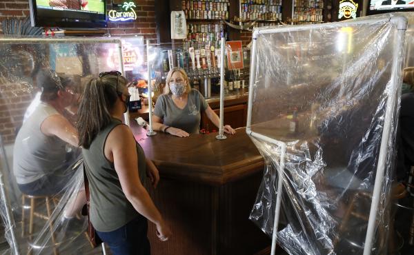Powell's Steamer & Pub reopened to patrons on Wednesday. The pub is in Placerville, in California's El Dorado County, one area that's entered Expanded Stage 2 of reopening its economy. Powell's Steamer & Pub reopened to patrons on Wednesday. The pub is in Placerville, in California's El Dorado County, one area that's entered Expanded Stage 2 of reopening its economy.